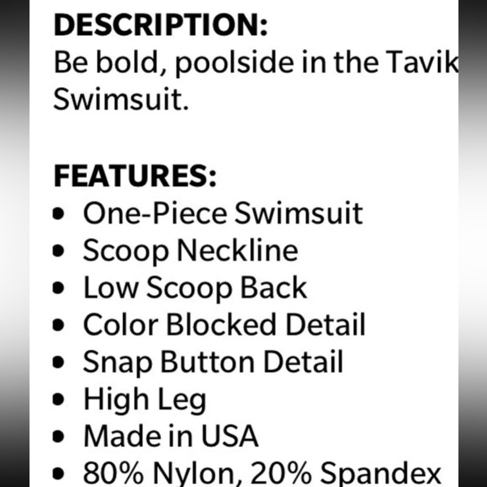NEW Anthropologie Tavik Swimsuit - Picture 2 of 7